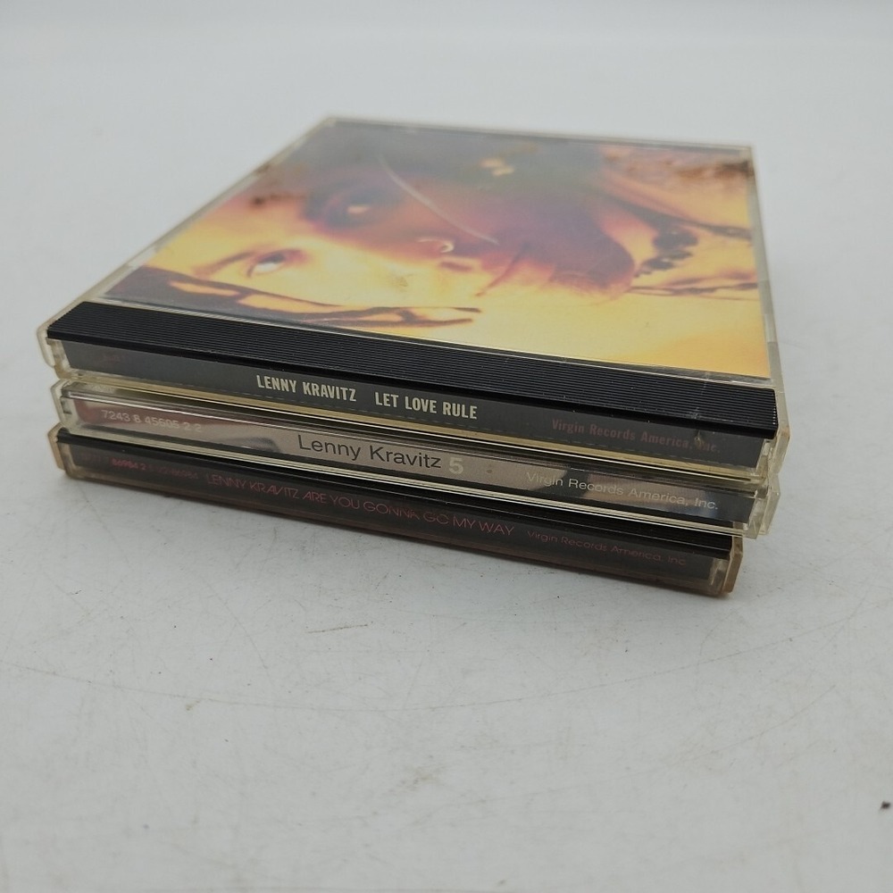 Lot Of 3 Lenny Kravitz CDs Albums 5 + Are You Gonna Go My Way + Let Love Rule - Picture 5 of 5